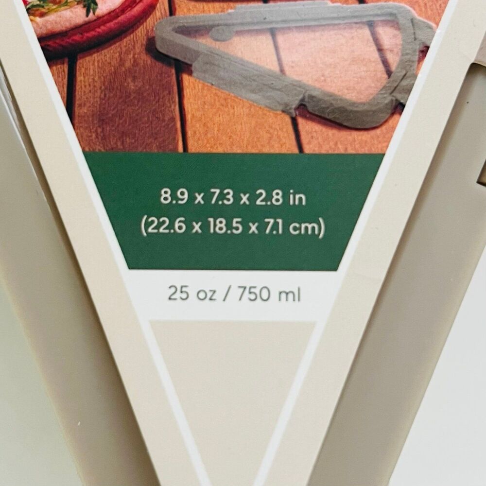 GOURMET KITCHEN Glass Pizza Container - Picture 8 of 9